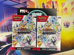 2 Pokemon TCG Scarlet & Violet Prismatic Evolutions Booster Bundle. Sealed - Image 1