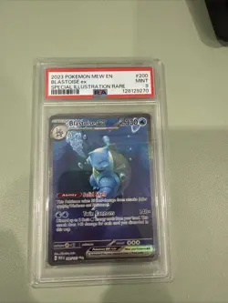 2023 Blastoise EX Scarlet & Violet 151 Pokemon TCG PSA 9 - Image 1