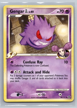 Pokemon TCG Gengar GL 40/111 Rising Rivals HP - Image 1