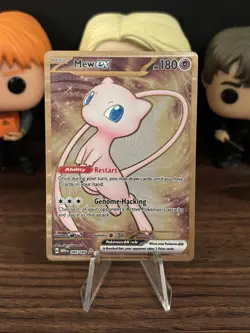 Pokemon TCG Mew EX 205/165 Gold Metal Promo S&V 151 Ultra Premium Collection - Image 1