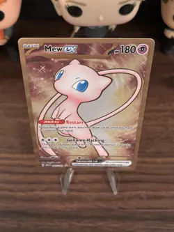 Pokemon TCG Mew EX 205/165 Gold Metal Promo S&V 151 Ultra Premium Collection - Image 2