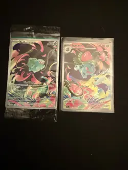 Sealed Promo Bulbasaur And Ivysaur Illustration Rare Mega Evolution Pokemon TCG - Image 1