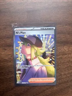N's Plan Sir Pokemon Sv: Black Bolt #170/086 - Image 1
