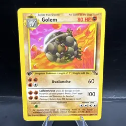 1st Edition Golem 36/62 Fossil Set Pokemon TCG Vintage WOTC LP - Image 1