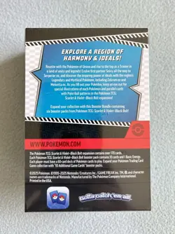 Pokemon TCG Scarlet & Violet SV 10.5 Black Bolt Booster Bundle Factory Sealed - Image 2
