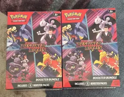 Pokemon TCG Scarlet & Violet Lot Of 2 Destined Rivals Booster Bundle. New Sealed - Image 1