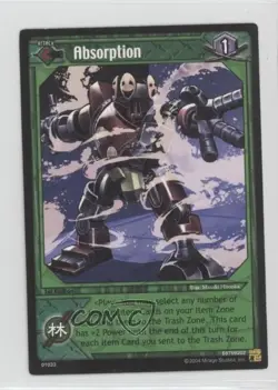 2004 Teenage Mutant Ninja Turtles Trading Card Game 1st Edition Absorption #33 - Image 1