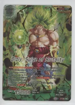 2017 Dragon Ball Super Card Game Promos // Surge of Brutality Broly #P-181 - Image 2