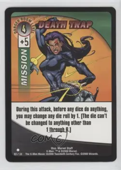 2000 The X-Men Movie Trading Card Game Death Trap #93 - Image 1