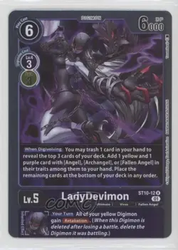 2021 Digimon Card Game - Starter Deck Parallel World Tactician Rare LadyDevimon - Image 1