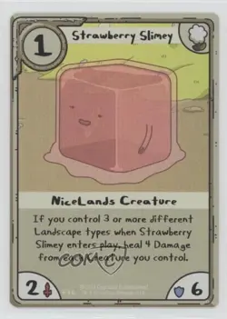 2014 Adventure Time: Card Wars Expansion Sets Strawberry Slimey - Image 1