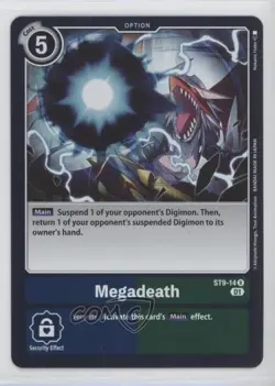 2021 Digimon Card Game - Starter Deck Ultimate Ancient Dragon Rare Megadeath - Image 1
