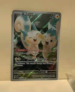 Pokemon Card Pachirisu TCG Card 208/198 SV01 Scarlet & Violet Illustration NM - Image 1