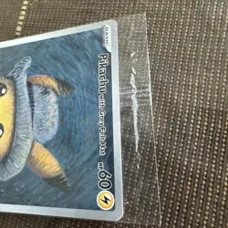 Pokemon x Van Gogh: Pikachu with Grey Felt Hat - 085 Promo Card - SEALED - Image 4
