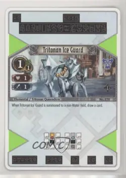 2007 The Eye of Judgement Battle Card Game Tritonan Ice Guard #020 - Image 1
