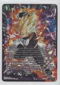 2017 Dragon Ball Super Card Game Promos SS Vegeta Burst of Strength #P-401 - Image 1