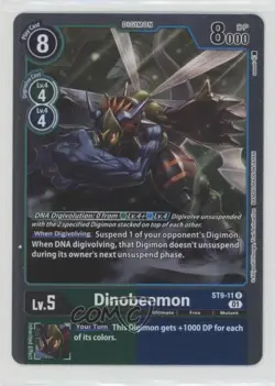 2021 Digimon Card Game - Starter Deck Ultimate Ancient Dragon Rare Dinobeemon - Image 1