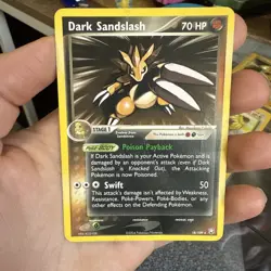 Rare Pokemon Card Ex Team Rocket Returns Dark Sandslash 18/109 Non Holo - Image 1