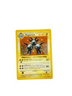 MAGNETON - 9/102 - Base Set - Holo - Pokemon Card - Lightly Played - Image 1