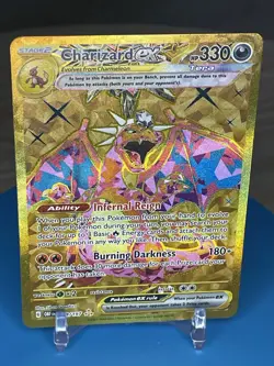 Pokemon TCG Charizard EX Hyper Rare Holo Card 228/197 Sv03: Obsidian Flames - Image 3