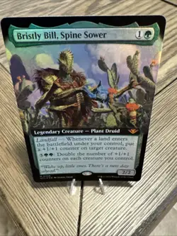MTG Bristly Bill, Spine Sower Extended Art Foil - OTJ - Never Played - Image 1