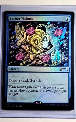 2019 MTG Magic the Gathering SLD Secret Lair Drop Foil #30 Serum Visions - Image 1