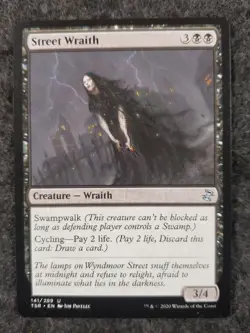 MTG 2020 Time Spiral Remastered STREET WRAITH 141/289 U M/NM...........(DS3D1L1) - Image 3