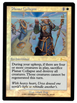 Planar Collapse -- MTG (SP Quality FOIL) - Urza's Legacy - See scans!! - Image 1