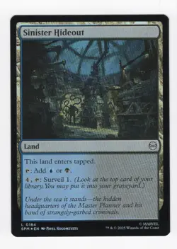 MTG Universes Beyond: Spider-man Sinister Hideout Foil 0184 NM - Image 1