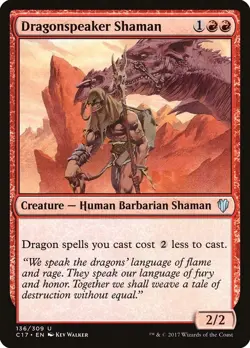Dragonspeaker Shaman - 136 - NM - Commander 2017 (C17) - MTG - Image 1