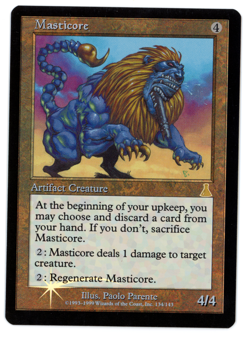 Masticore -- MTG (SP Quality FOIL) - Urza's Destiny - See pics/scans! - Image 1