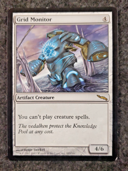 Grid Monitor Mirrodin Magic The Gathering MTG Card .....(DS3D1L1) - Image 1