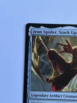 Iron Spider Stark Upgrade 166 MTG Spider-Man 2025 Near Mint Non Foil Rare - Image 5
