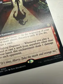 MTG magic SPIDERMAN spm EXTENDED ART SHADOW OF THE GOBLIN #262 RARE - Image 3