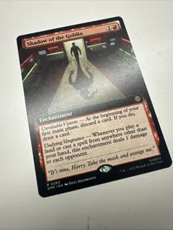 MTG magic SPIDERMAN spm EXTENDED ART SHADOW OF THE GOBLIN #262 RARE - Image 4