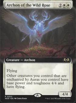 Archon of the Wild Rose 2023 MTG #323 Expansion/Rare Wilds of Eldraine - Image 1