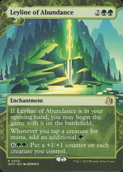 Leyline of Abundance 2023 MTG #56 Masterpiece/Rare Wilds of Eldraine - Image 1