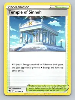 2022 Pokemon Card Astral Radiance Temple of Sinnoh 155/189 - Image 1