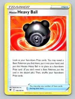 2022 Pokemon Card Astral Radiance Hisuian Heavy Ball 146/189 - Image 1