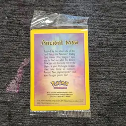 Ancient Mew Sealed Pokemon TCG Double Holo Foil 2000 Promo - Image 3