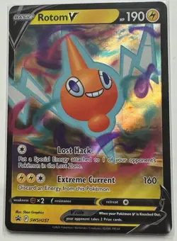 Pokemon TCG - Rotom V SWSH257 - Black Star Promo - NM - Image 1