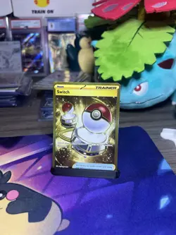 Switch Gold Hyper Rare 206/165 Sv 151 Pokemon English Near Mint - Image 1