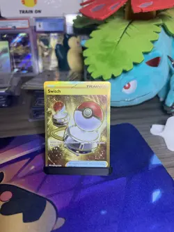 Switch Gold Hyper Rare 206/165 Sv 151 Pokemon English Near Mint - Image 2