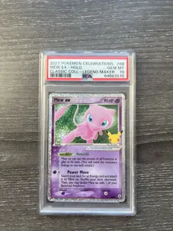 PSA 10 MEW EX 88/92 HOLO CELEBRATIONS CLASSIC COLLECTION POKEMON 😍 - Image 1