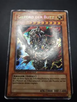 YUGIOH 2005 | GILFORD THE LIGHTNING | CT2-DE001 | LIMITED | GERMAN | POOR (HP) - Image 5
