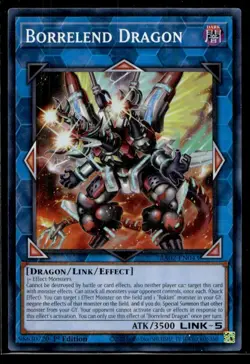 Borrelend Dragon 25th Anniversary Rarity Collection II RA02-EN043 LP YuGiOh TCG - Image 1