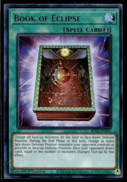 Book of Eclipse (UR) 25th Anniversary Rarity Collection II RA02-EN054 LP YuGiOh - Image 1