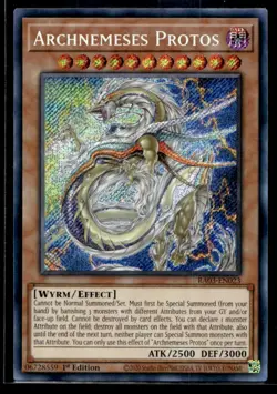 Archnemeses Protos (Secret Rare) Quarter Century Bonanza RA03-EN023 LP YuGiOh TC - Image 1