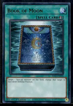 Book of Moon (UR) 25th Anniversary Rarity Collection II RA02-EN050 LP YuGiOh TCG - Image 1