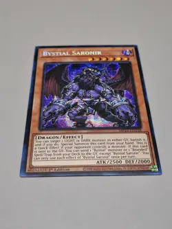 Yugioh Bystial Saronir MP23-EN158 Secret Rare 1st Ed NM - Image 1